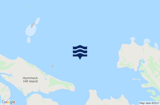 Karte der Gezeiten Rodds Bay, Australia