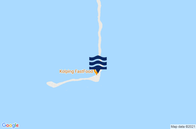 Karte der Gezeiten Rongelap, Marshall Islands