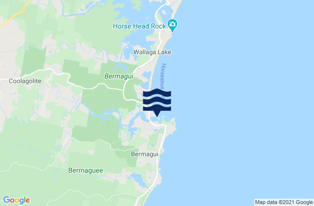 Karte der Gezeiten Rose Bay, Australia