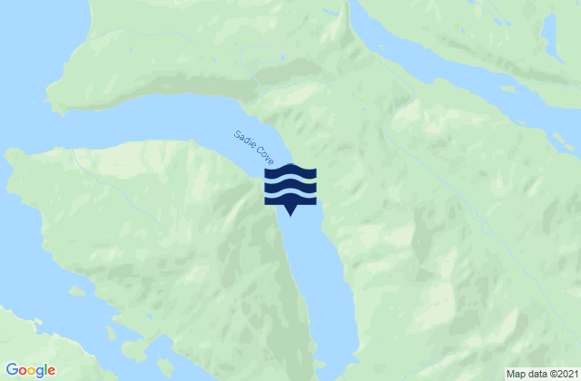 Karte der Gezeiten Sadie Cove (Kachemak Bay), United States