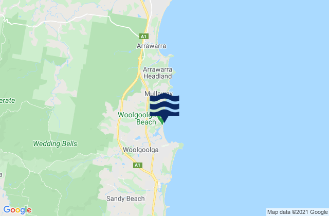 Karte der Gezeiten Safety Cove Reef, Australia