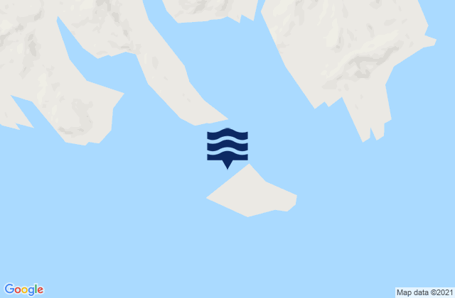 Karte der Gezeiten Sagchudak Island, United States