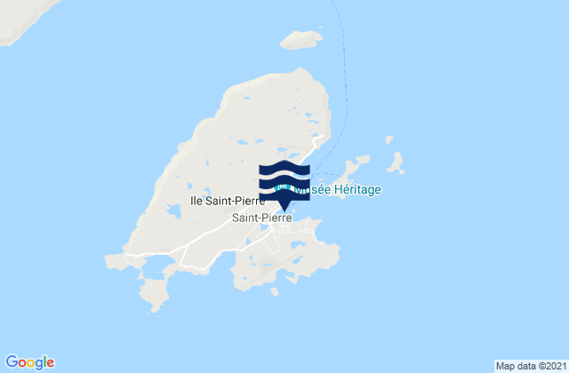 Karte der Gezeiten Saint-Pierre, Saint Pierre and Miquelon