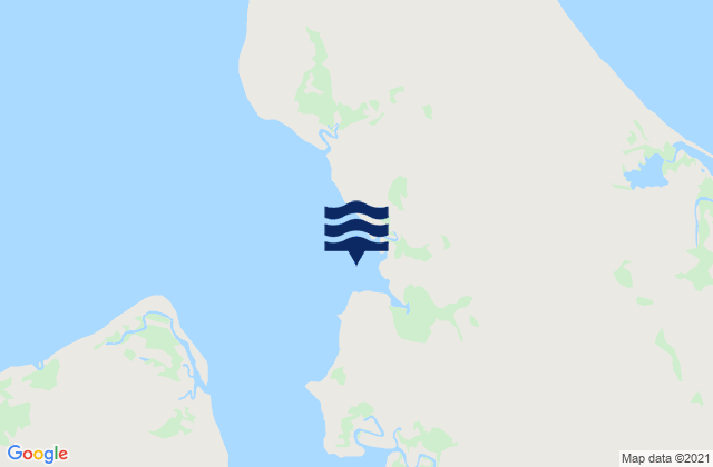 Karte der Gezeiten Saint Asaph Bay, Australia
