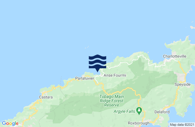 Karte der Gezeiten Saint John, Trinidad and Tobago