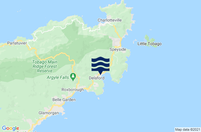 Karte der Gezeiten Saint Paul, Trinidad and Tobago