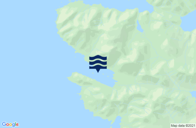 Karte der Gezeiten Sakie Bay, United States