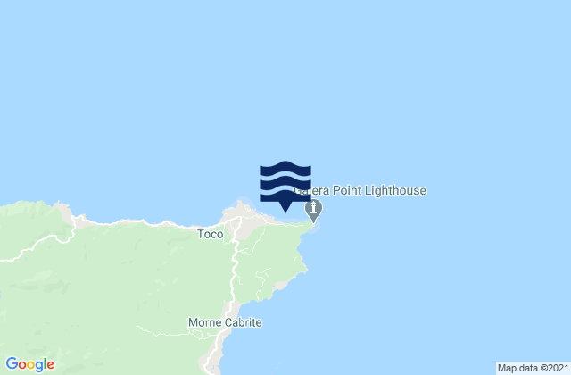 Karte der Gezeiten Salibea Bay, Trinidad and Tobago