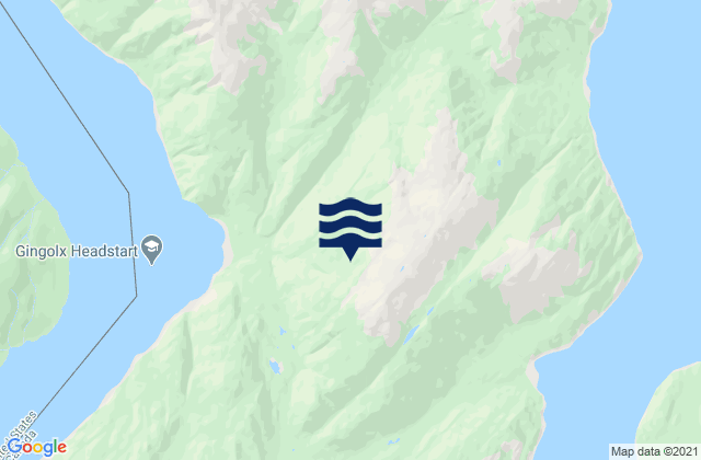 Karte der Gezeiten Salmon Cove, United States