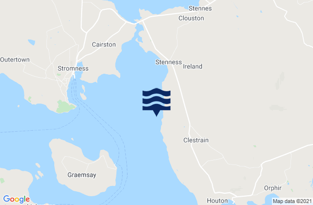 Karte der Gezeiten Salthouse Bay, United Kingdom