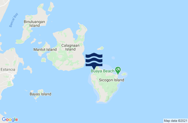 Karte der Gezeiten San Fernando, Philippines