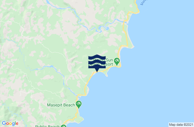 Karte der Gezeiten San Ignacio, Philippines