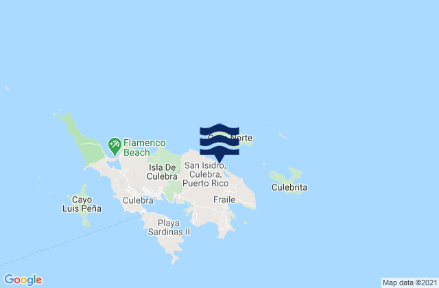 Karte der Gezeiten San Isidro Barrio, Puerto Rico