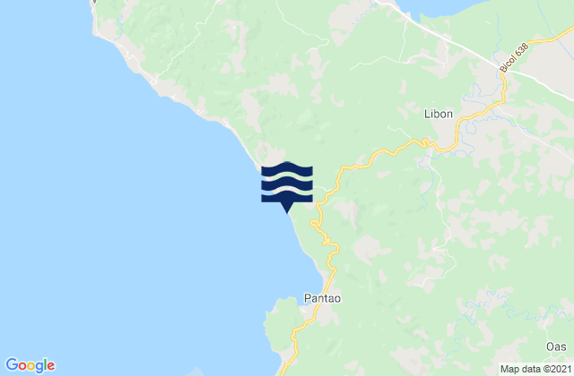 Karte der Gezeiten San Jose, Philippines