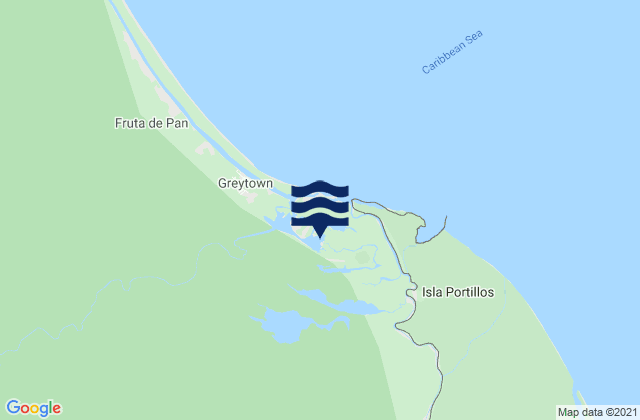 Karte der Gezeiten San Juan del Norte (Greytown), Nicaragua