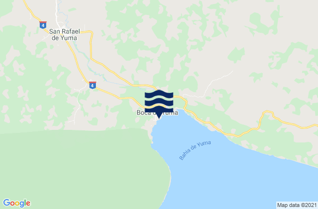 Karte der Gezeiten San Rafael Del Yuma, Dominican Republic