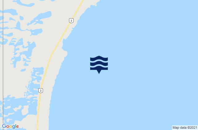 Karte der Gezeiten San Sebastian Bay, Argentina