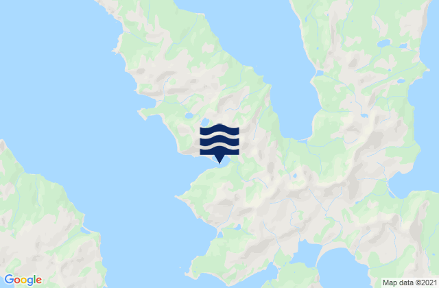 Karte der Gezeiten Sanborn Harbor Nagai Island, United States