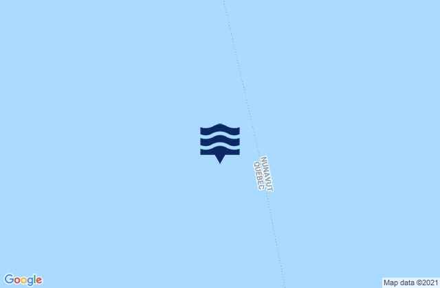 Karte der Gezeiten Sandpiper Islet, Canada