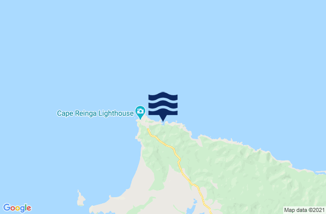 Karte der Gezeiten Sandy Bay, New Zealand