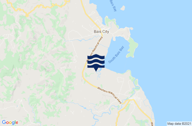 Karte der Gezeiten Santa Cruz, Philippines
