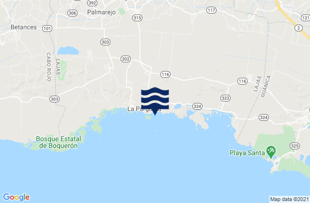Karte der Gezeiten Santa Rosa Barrio, Puerto Rico