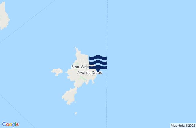 Karte der Gezeiten Sark Port, Guernsey