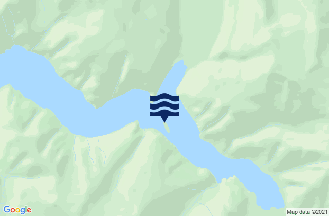 Karte der Gezeiten Sawyer Island Tracy Arm Holkham Bay, United States