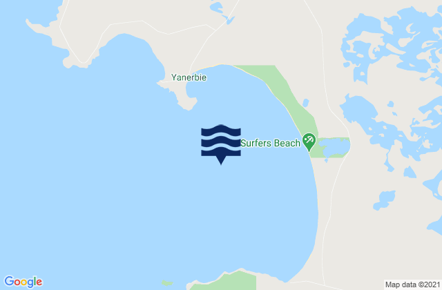 Karte der Gezeiten Sceale Bay, Australia