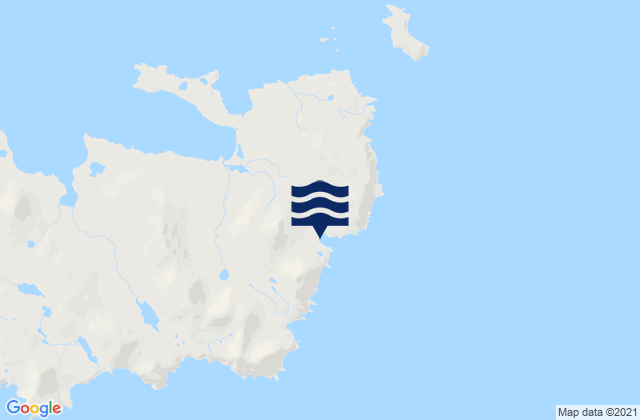 Karte der Gezeiten Se Tigalda Island Pacific Ocean, United States
