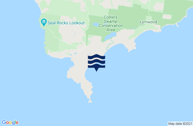 Karte der Gezeiten Seal Bay, Australia