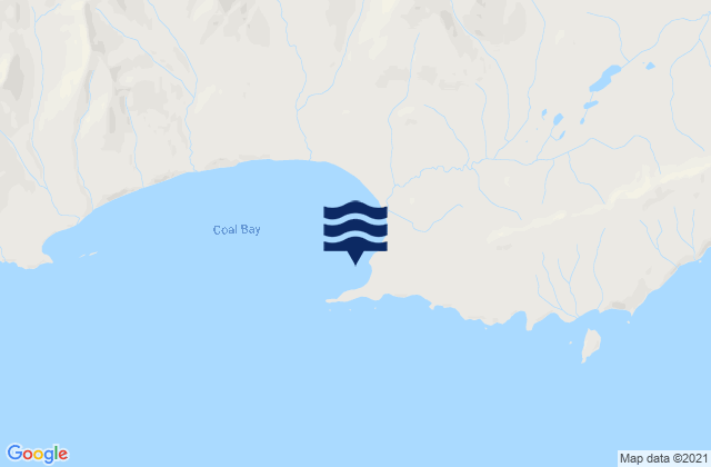 Karte der Gezeiten Seal Cape (Coal Bay), United States