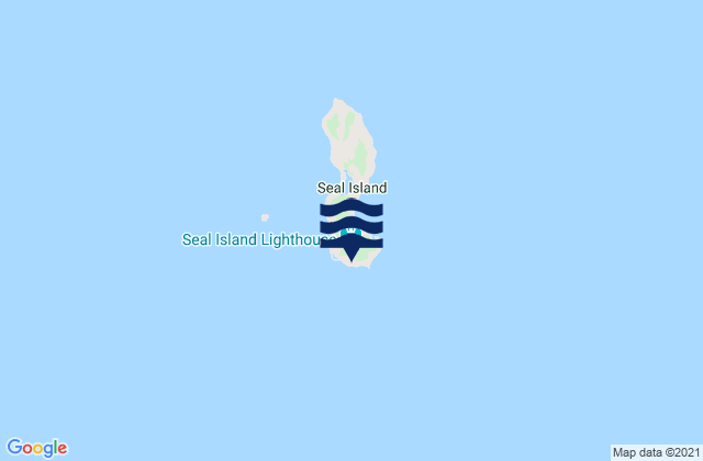 Karte der Gezeiten Seal Island, Canada