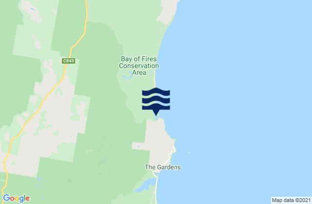 Karte der Gezeiten Seal Rocks, Australia