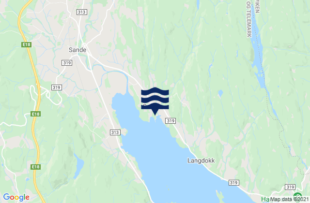 Karte der Gezeiten Selvik, Norway