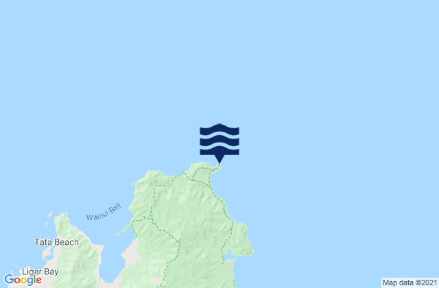 Karte der Gezeiten Separation Point Abel Tasman, New Zealand