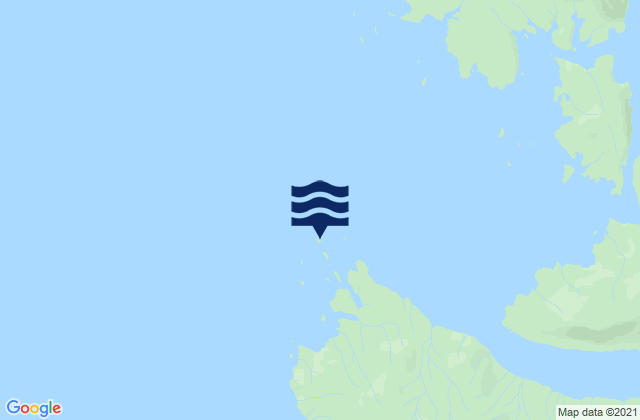 Karte der Gezeiten Shakan Island, United States