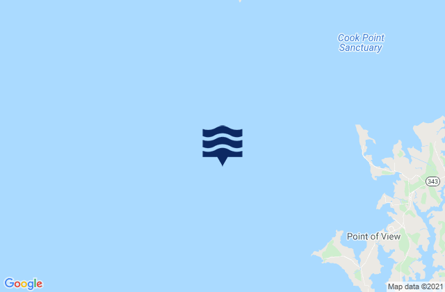 Karte der Gezeiten Sharp Island Lt. 2.3 n.mi. SE of, United States