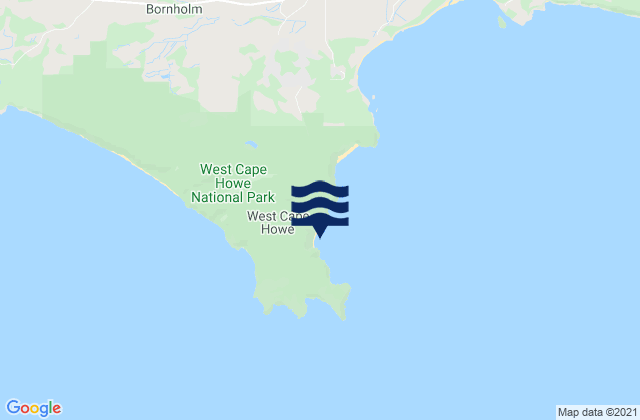 Karte der Gezeiten Shelly Beach, Australia