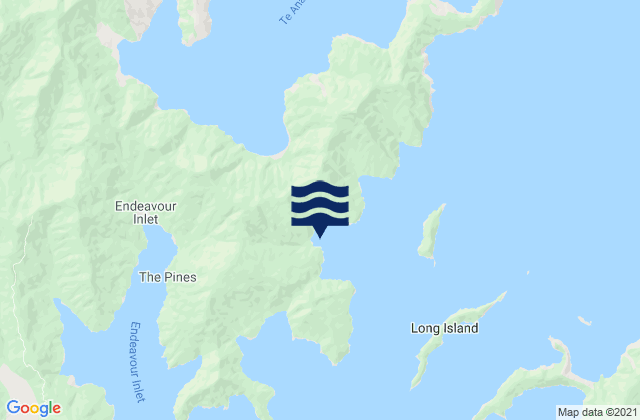 Karte der Gezeiten Ship Cove (Meretoto), New Zealand