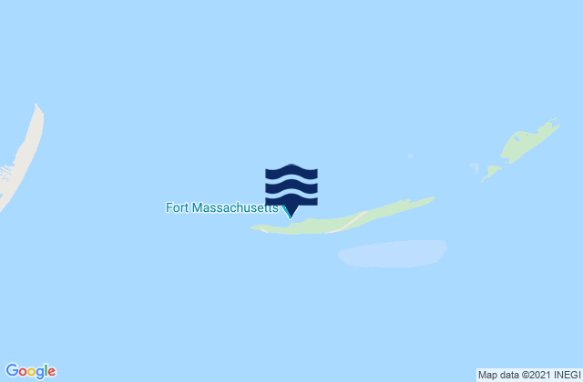 Karte der Gezeiten Ship Island (Mississippi Sound), United States