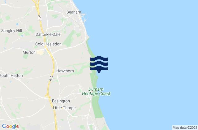Karte der Gezeiten Shippersea Bay, United Kingdom