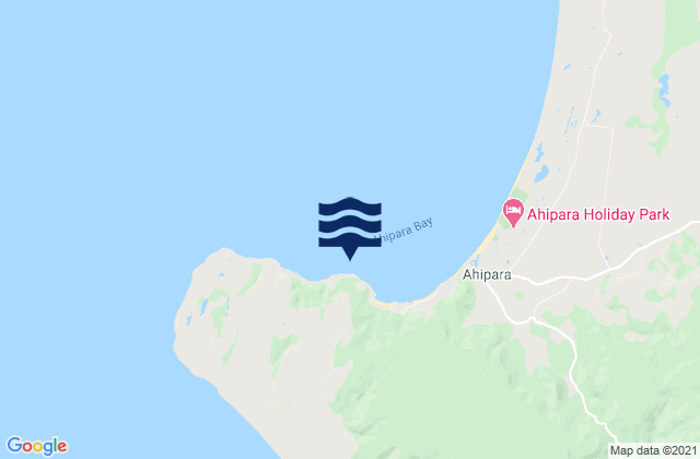Karte der Gezeiten Shipwreck Bay, New Zealand