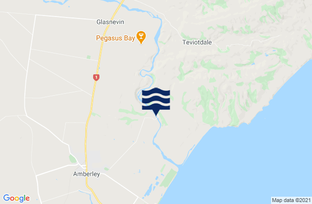Karte der Gezeiten Shoal Bay, New Zealand