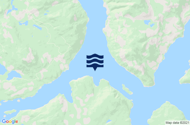 Karte der Gezeiten Shoal Bay, Canada