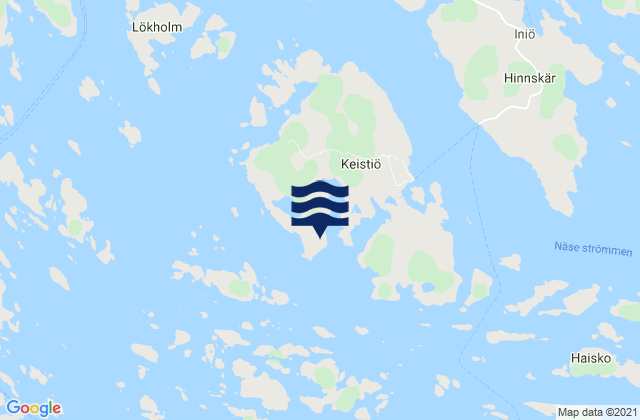 Karte der Gezeiten Skagen, Finland