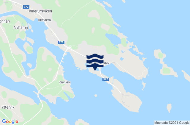 Karte der Gezeiten Skelleftehamn, Sweden