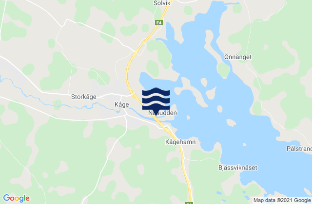 Karte der Gezeiten Skellefteå, Sweden
