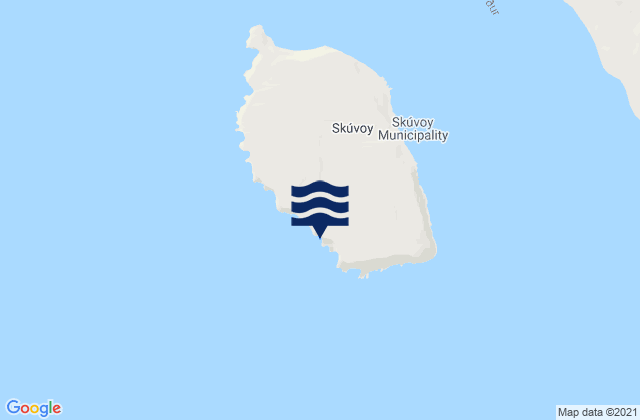 Karte der Gezeiten Skúvoy, Faroe Islands
