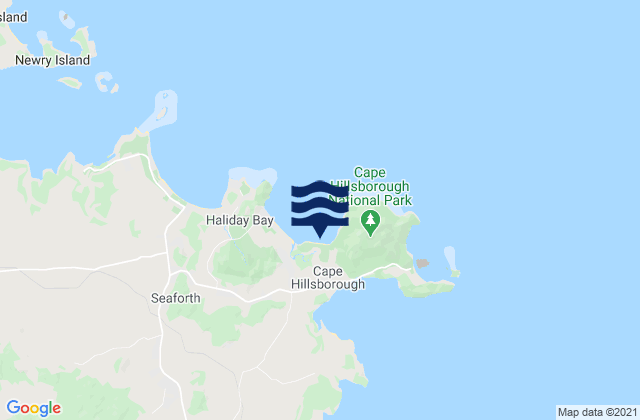 Karte der Gezeiten Smalleys Beach, Australia
